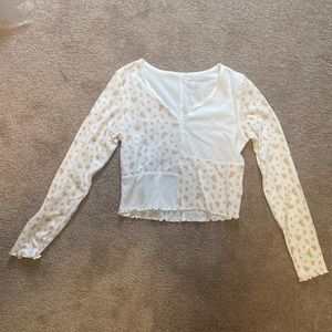 American Eagle Cropped Long Sleeve
